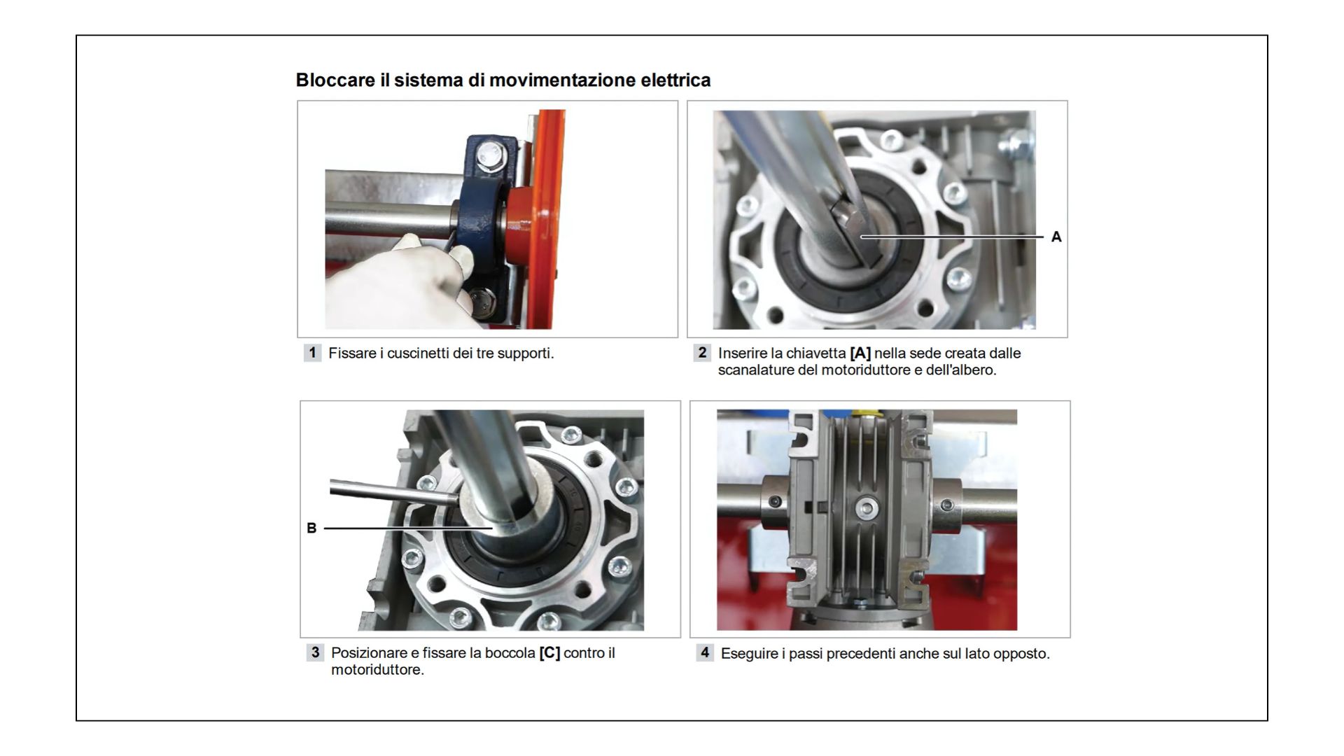 Esempio di manuale di installazione per prodotti industriali