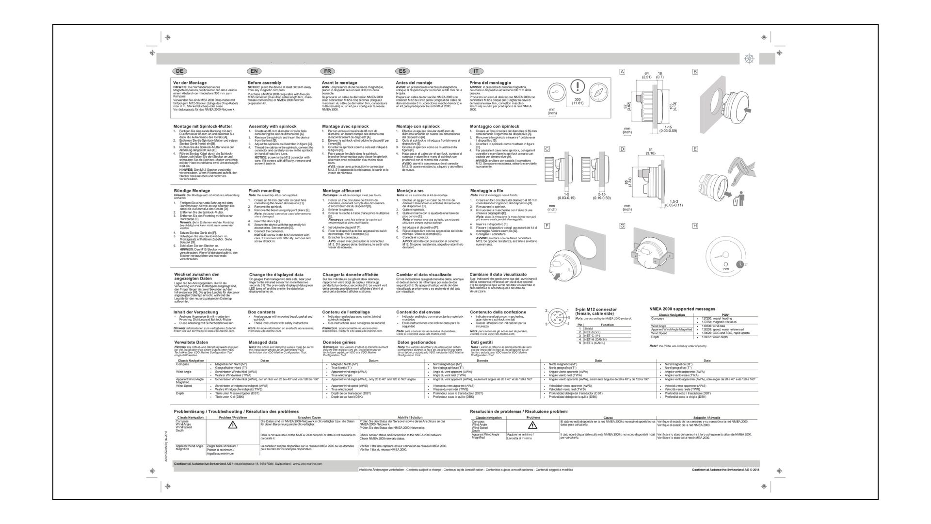 esempi di manuali e di istruzioni multilingua