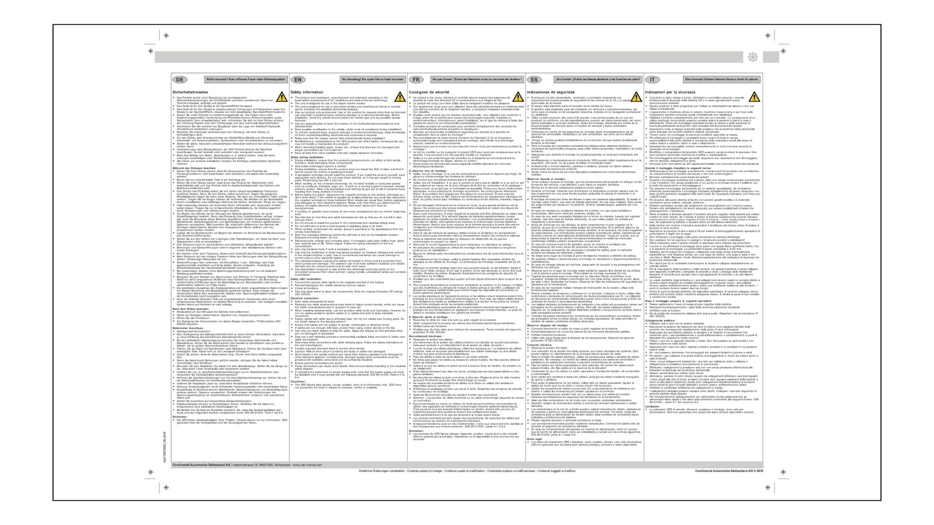 esempi di manuali e di istruzioni multilingua